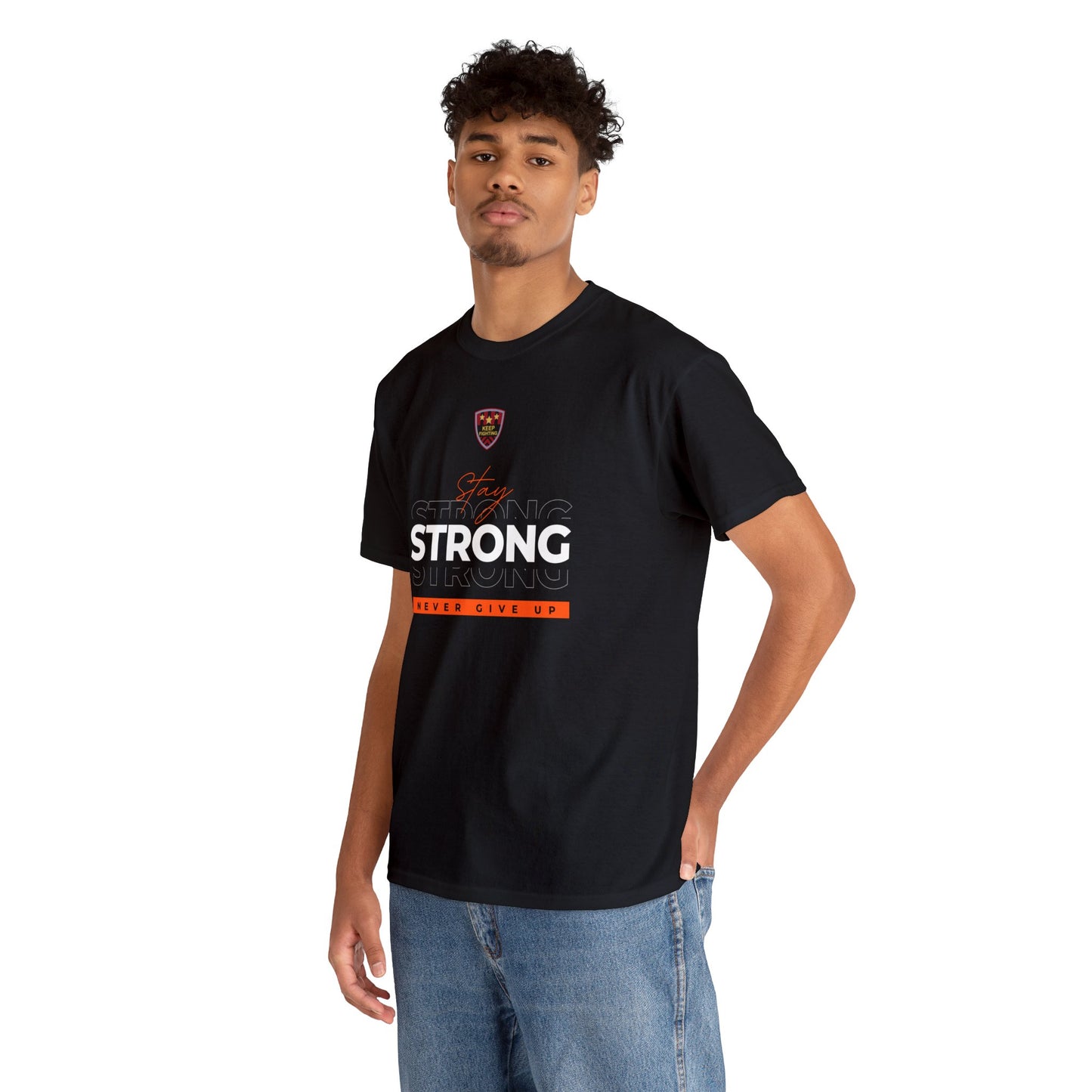 Keep Fighting 'Never Give Up' tee