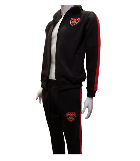 black and Red tracksuit