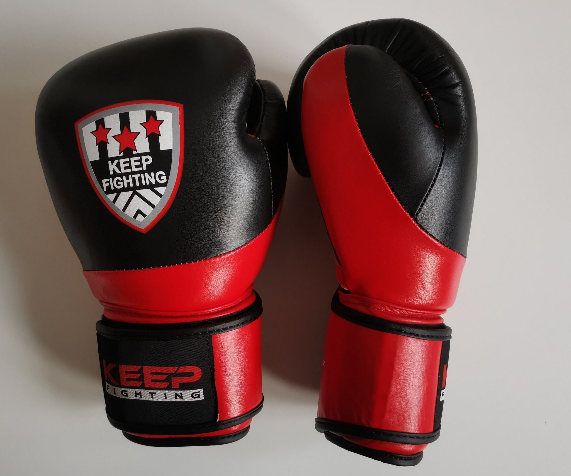 Red and Black boxing gloves