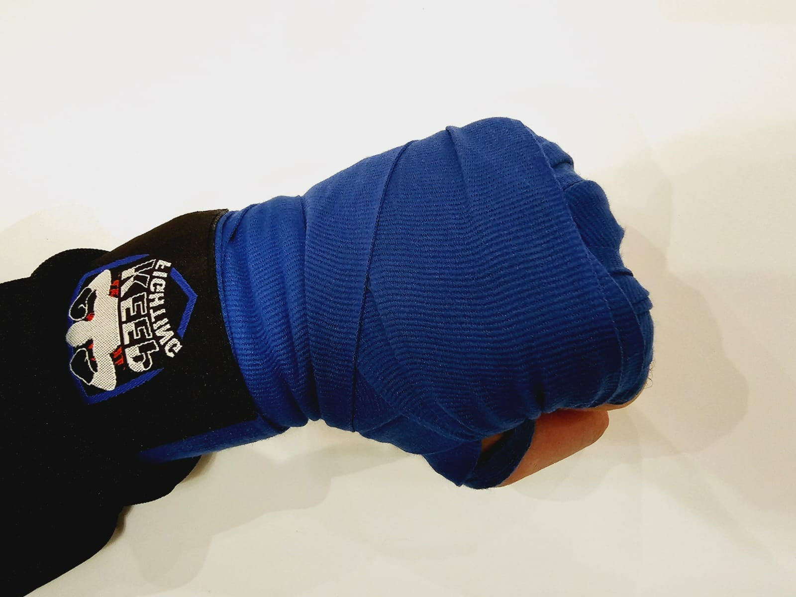 Boxing hand wraps blue
