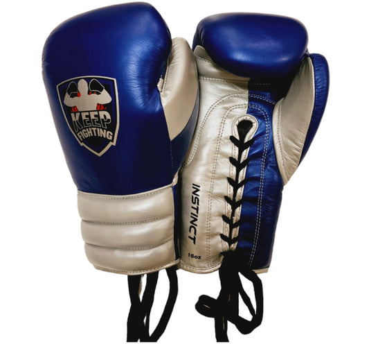 Keep Fighting INSTINCT Glove 'Sapphire Sterling' Lace