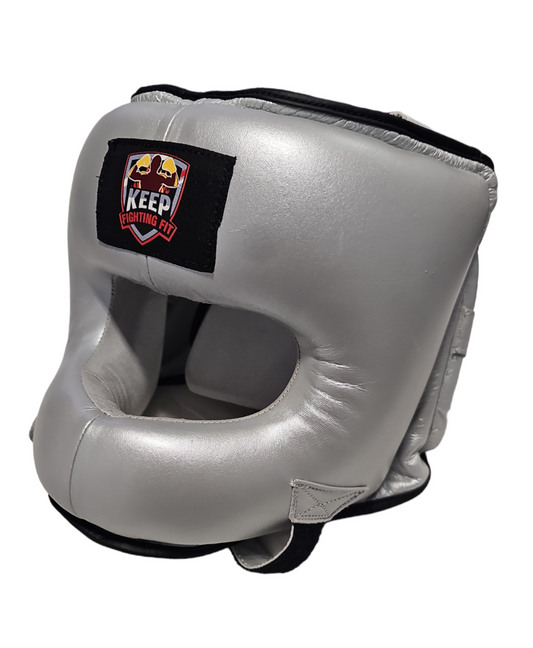 Keep Fighting Boxing Face Protector Headguard 'Silver Surfer'