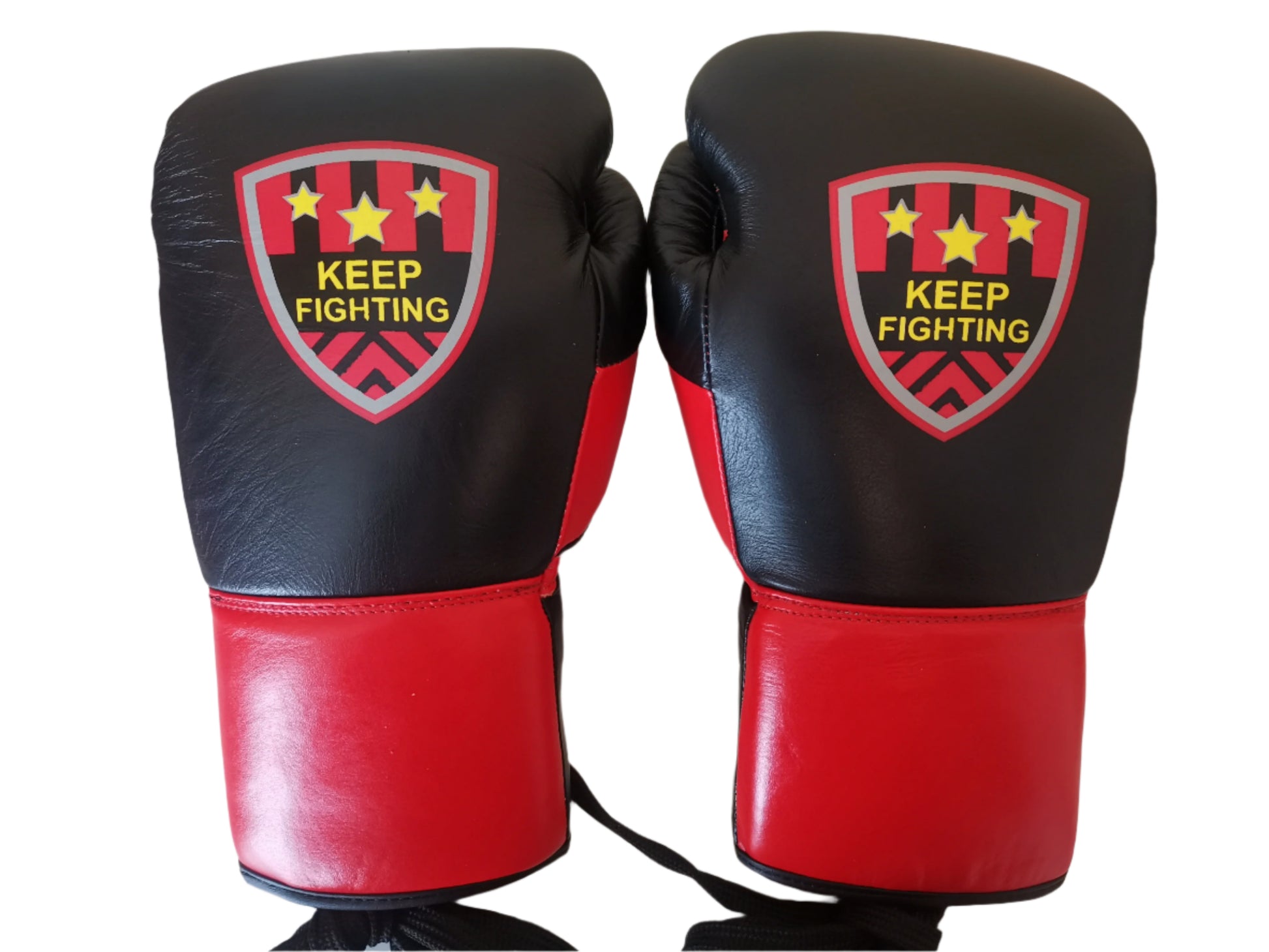 black red luxury boxing gloves
