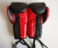 lace up leather boxing gloves